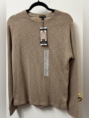 Banana Republic Tan Crewneck Sweater